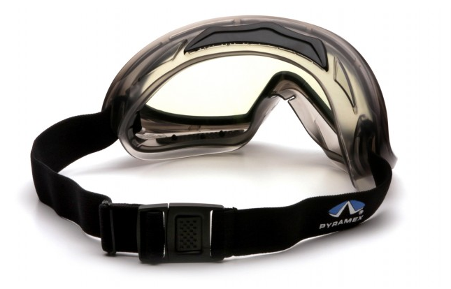 Protective Goggles - Pyramex Capstone Dual Lens Gray with Quick Release H2X Anti-Fog G504DT - Hansler.com