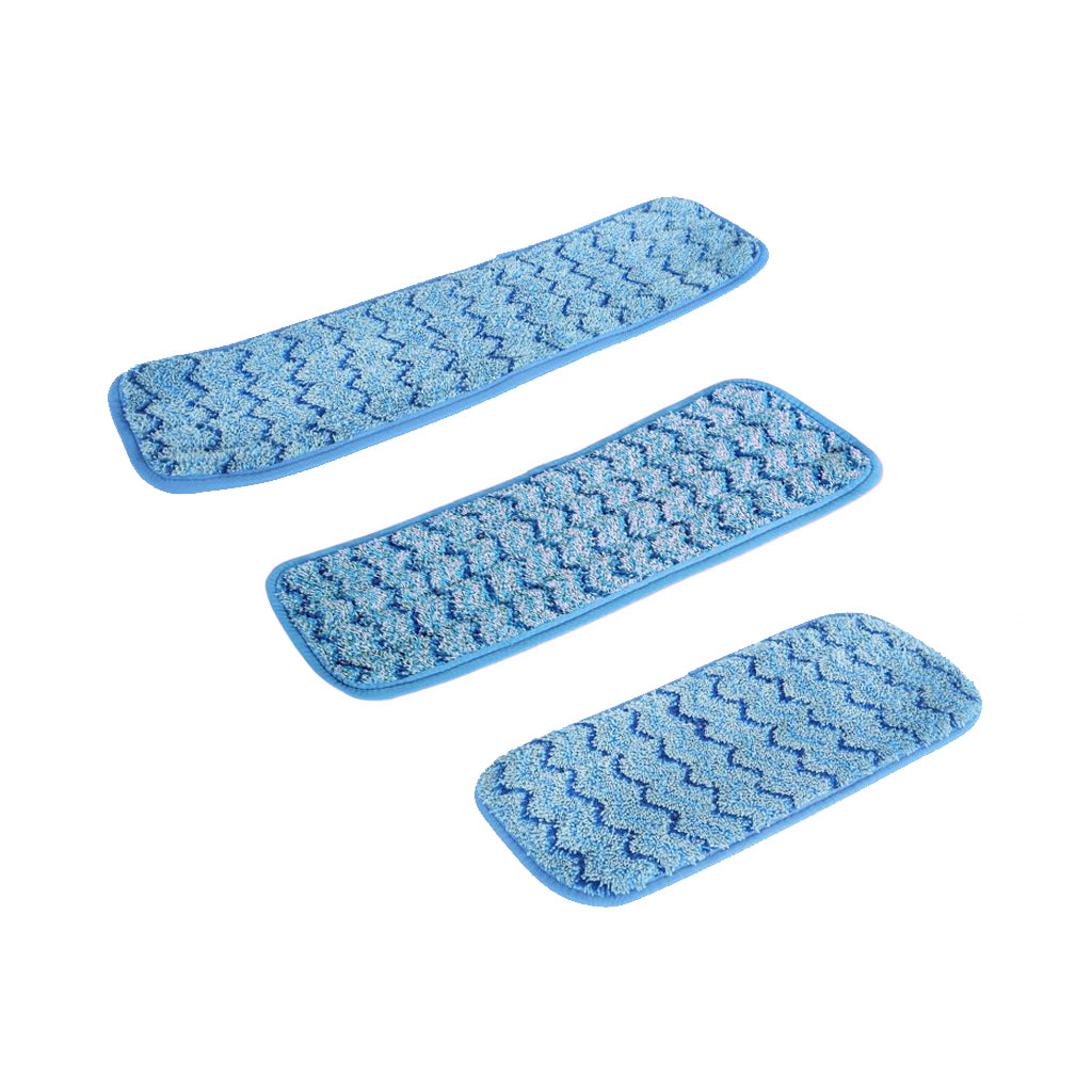 blue wet pad in 12 inch, 18inch, 24inch, Blue Microfiber Wet Pad, SIZE, 12 Inch, MICROFIBER, FLOOR PADS, 3312,3325,3326