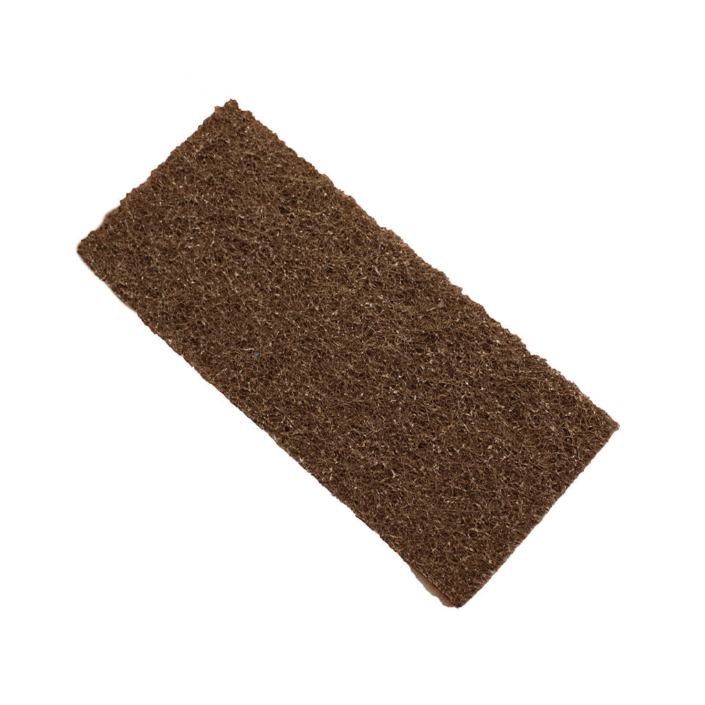 rough rectangular brown scrub, Utility Pads, SIZE, Heavy-Duty, COLOR, Brown, GENERAL CLEANING, UTILTY PADS, 3753
