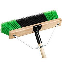 Broom - M2 Professional Ryno Stiff Garage Pushbroom, Complete Combo* - Hansler.com