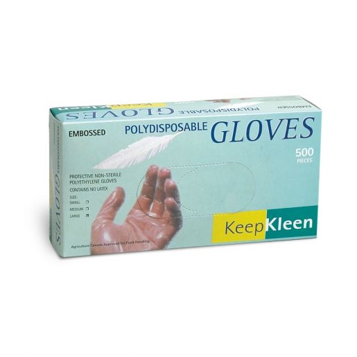 Glove - Disposable - Superior Glove KeepKleen Polyethylene Ambidextrous Embossed Pattern 2 Mil PD - Hansler.com