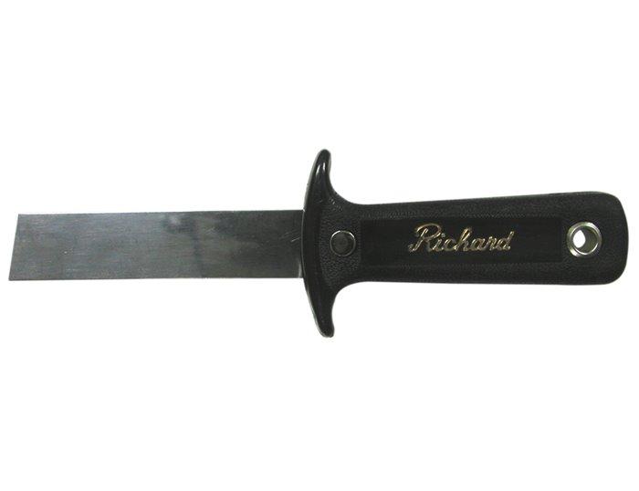 Knife - Richard Rubber with Plastic Handle and Finger Guard - Hansler.com