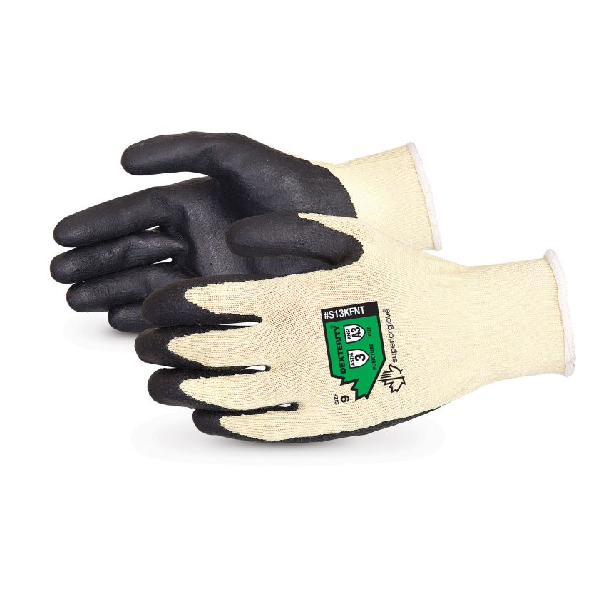 Glove - Cut Resistant - Superior Glove Dexterity® Kevlar®/Composite String Knit with Nitrile Palms S13KFNT - Hansler.com