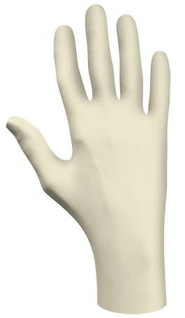 Glove - Disposable - Showa Natural Rubber Latex Medical Glove Powder 5 Mil 9.5" 5005 - Hansler.com