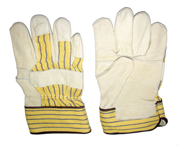 Glove - Work - Tuff Grade Grain Leather Fitter, Patch Palm TGG-400-L - Hansler.com