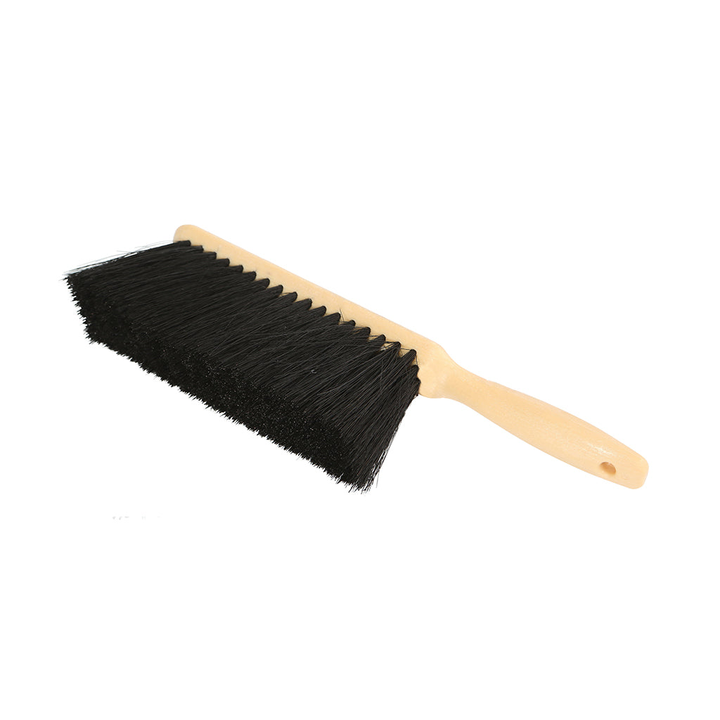 natural colored wood block handle and black brissels, Tampico Bannister Brush With 14 Inch Plastic Block, GENERAL CLEANING, BRUSHES, 3622