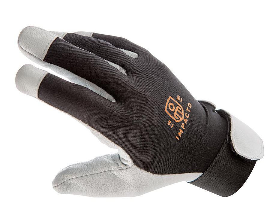 Anti-Vibration Gloves - Impacto Air Glove Pearl Leather BG413 Hansler Smith Anti-Vibration Gloves - Impacto Air Glove Pearl Leather BG413 Hansler Smith