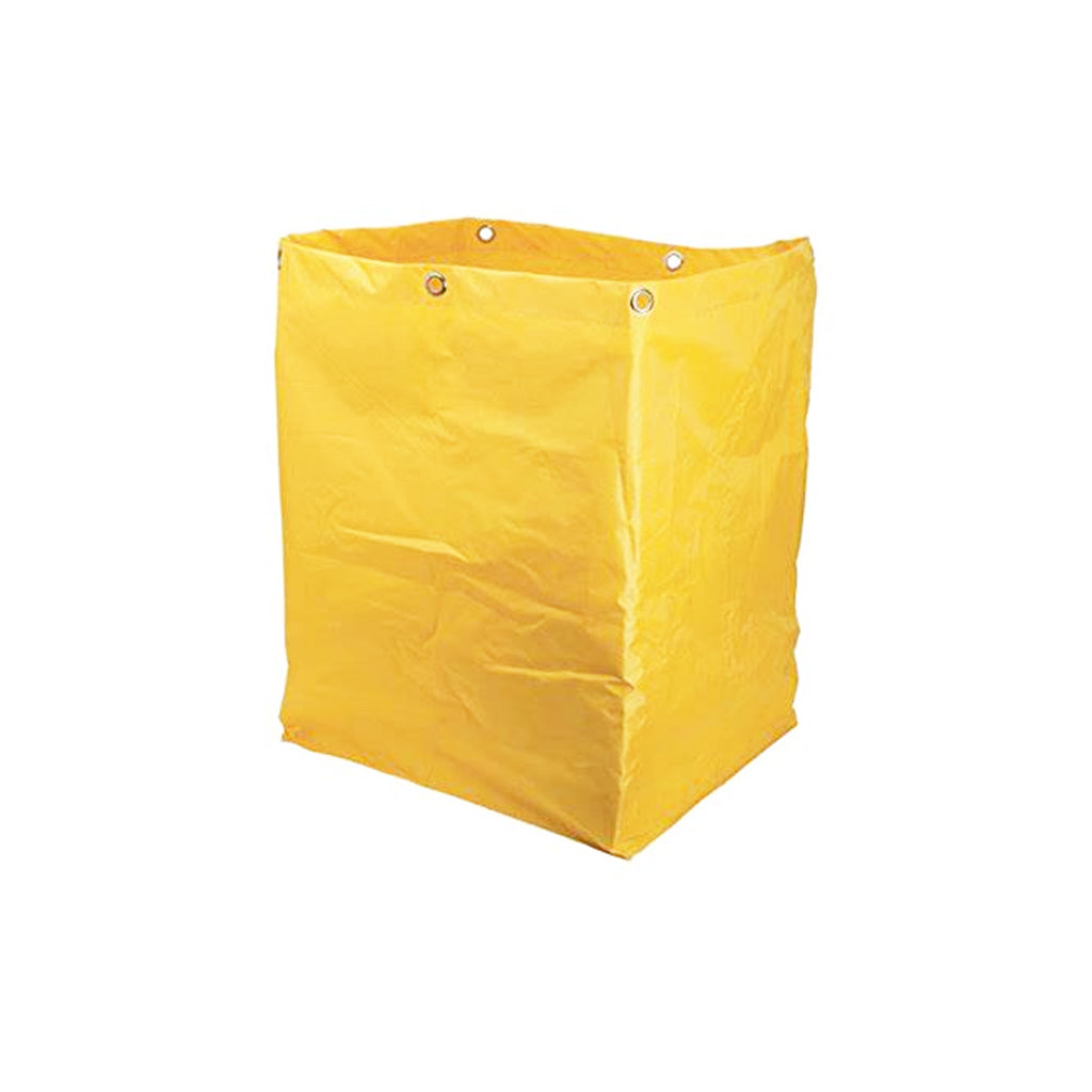 yellow cubed cart bag, Plastic X- Frame Cart, RELATED, Yellow Replacement Bag, GENERAL CLEANING, CARTS, 5196