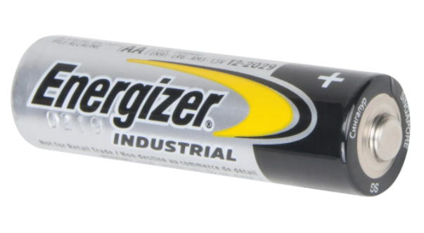 Batteries - Energizer Alkaline Industrial AA (Package of 24) EN91 - Hansler Smith