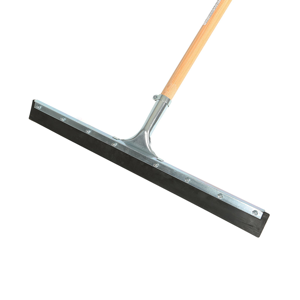 silver head squeegee with black rubber with wooden handle, Straight Black Rubber Squeegee, SIZE, 18 Inch, FLOOR CLEANING, FLOOR SQUEEGEES, 4092,4093,4082,4083