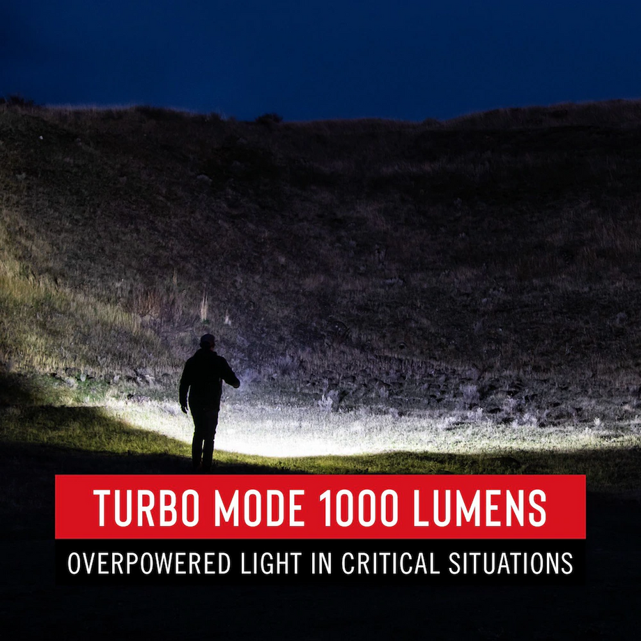 Lampe de poche LED à focalisation de faisceau pur, résistante aux  intempéries, 1 400 lumens -30122 