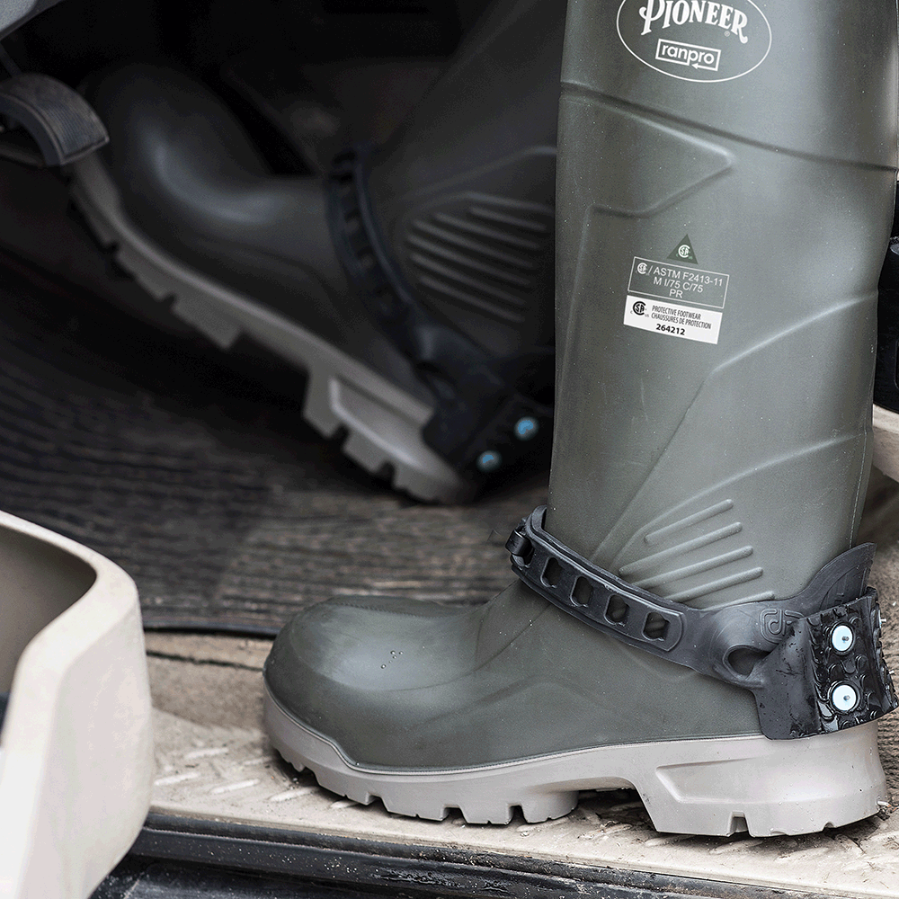 Crampons Due North pour bottes d'hiver pour la neige et la glace pour tous  les types de chaussures à talon plat