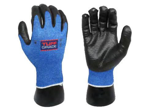 Glove - Cut Resistant - Tuff Grade Foam Nitrile, PU-Coated Palms, Level A4 Cut Resistance - Hansler.com