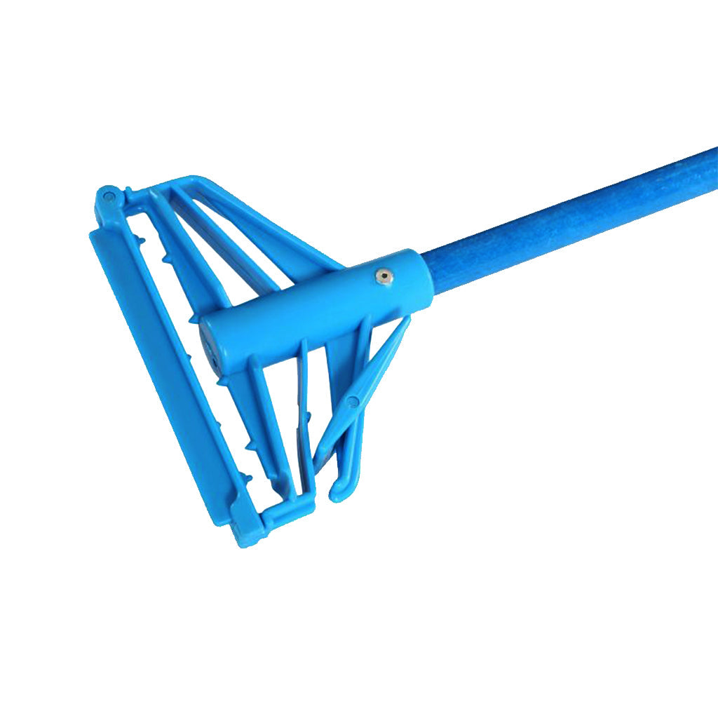 blue quick release mop handle open, Quick Release Fiberglass Mop Handle, SIZE, 54 Inch, FLOOR CLEANING, HANDLES, Best Seller, 3119,3120